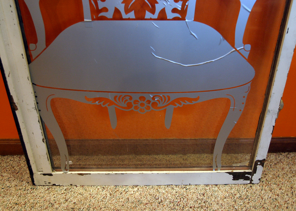 Vintage Reclaimed Window Frame and Pane