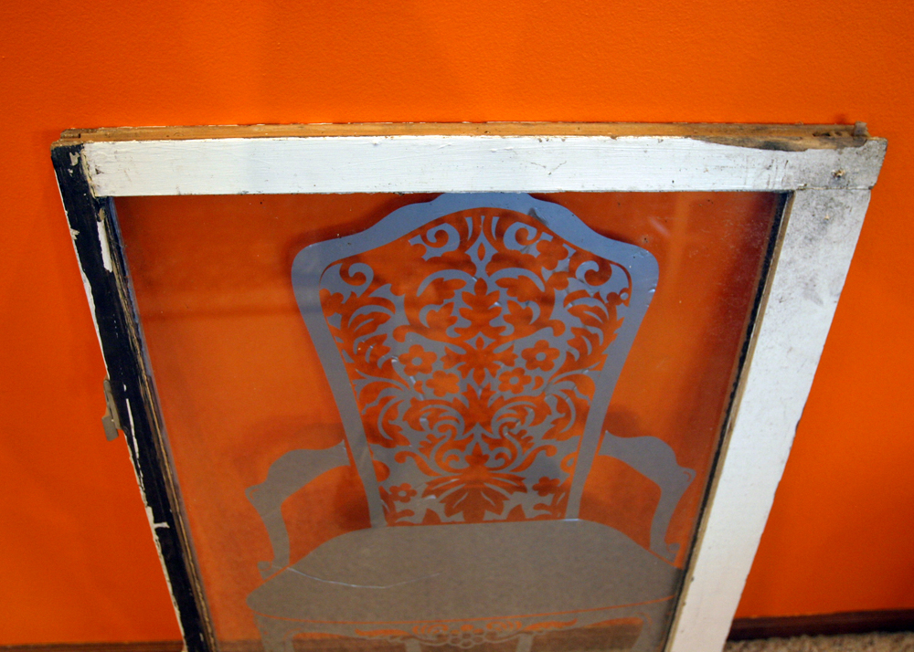 Vintage Reclaimed Window Frame and Pane