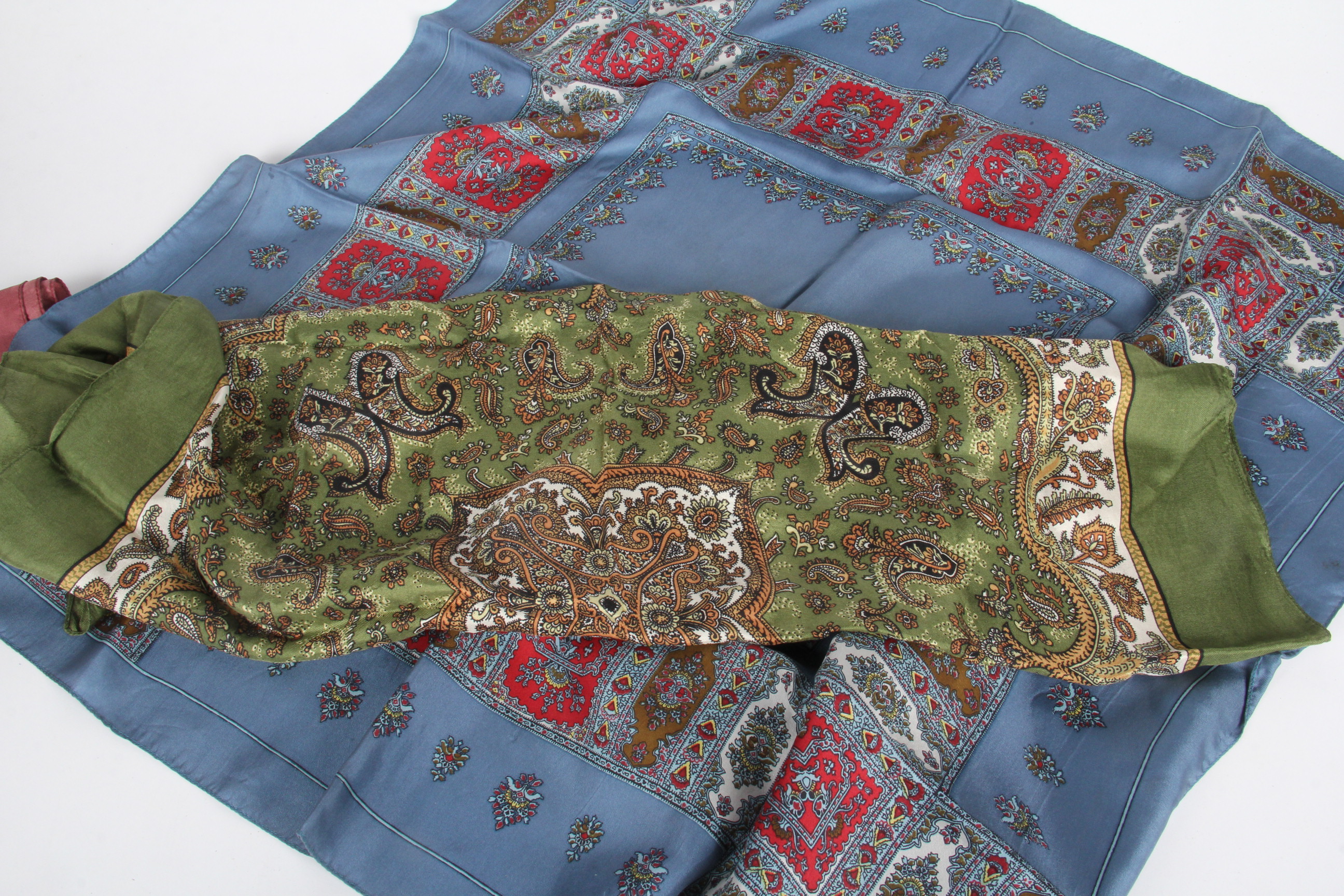 Four Vintage Liberty of London Silk Scarves and More