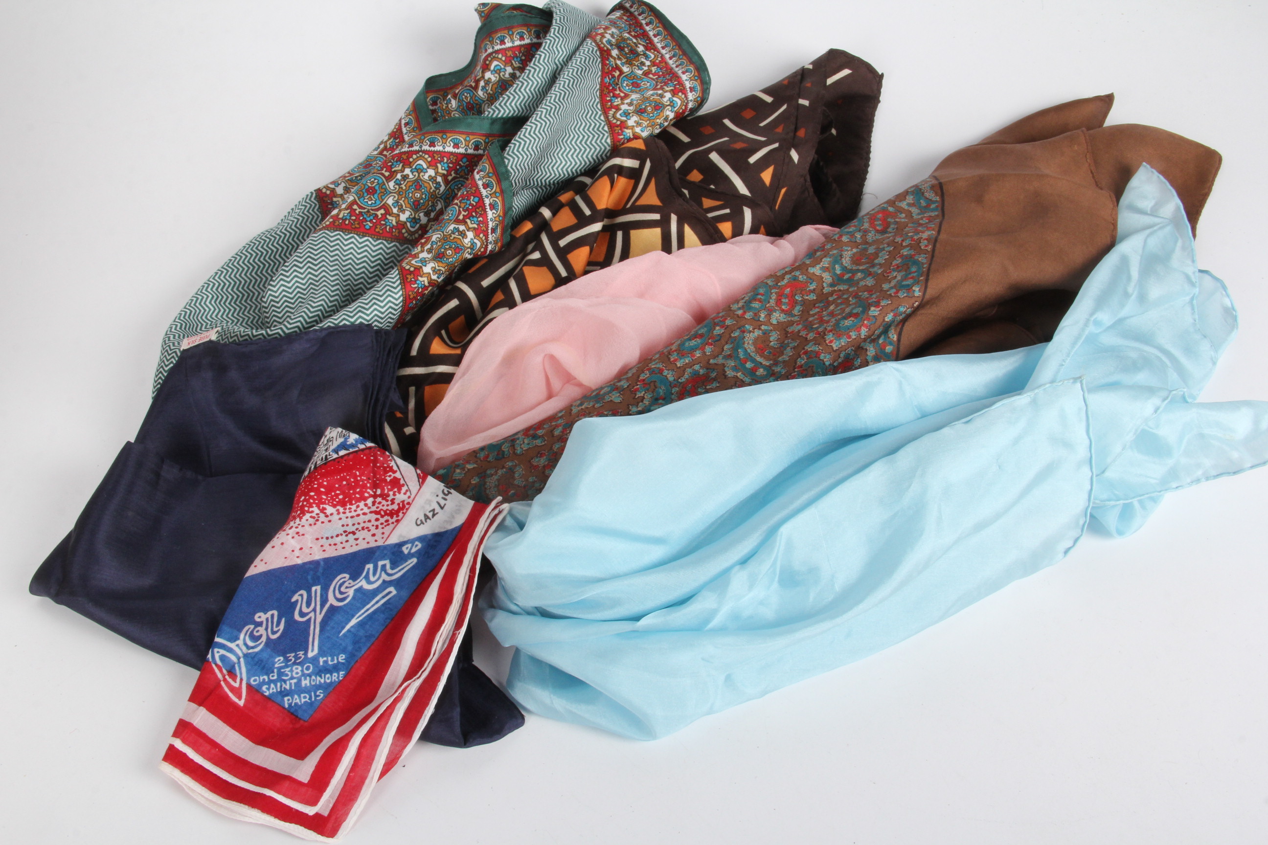 Four Vintage Liberty of London Silk Scarves and More