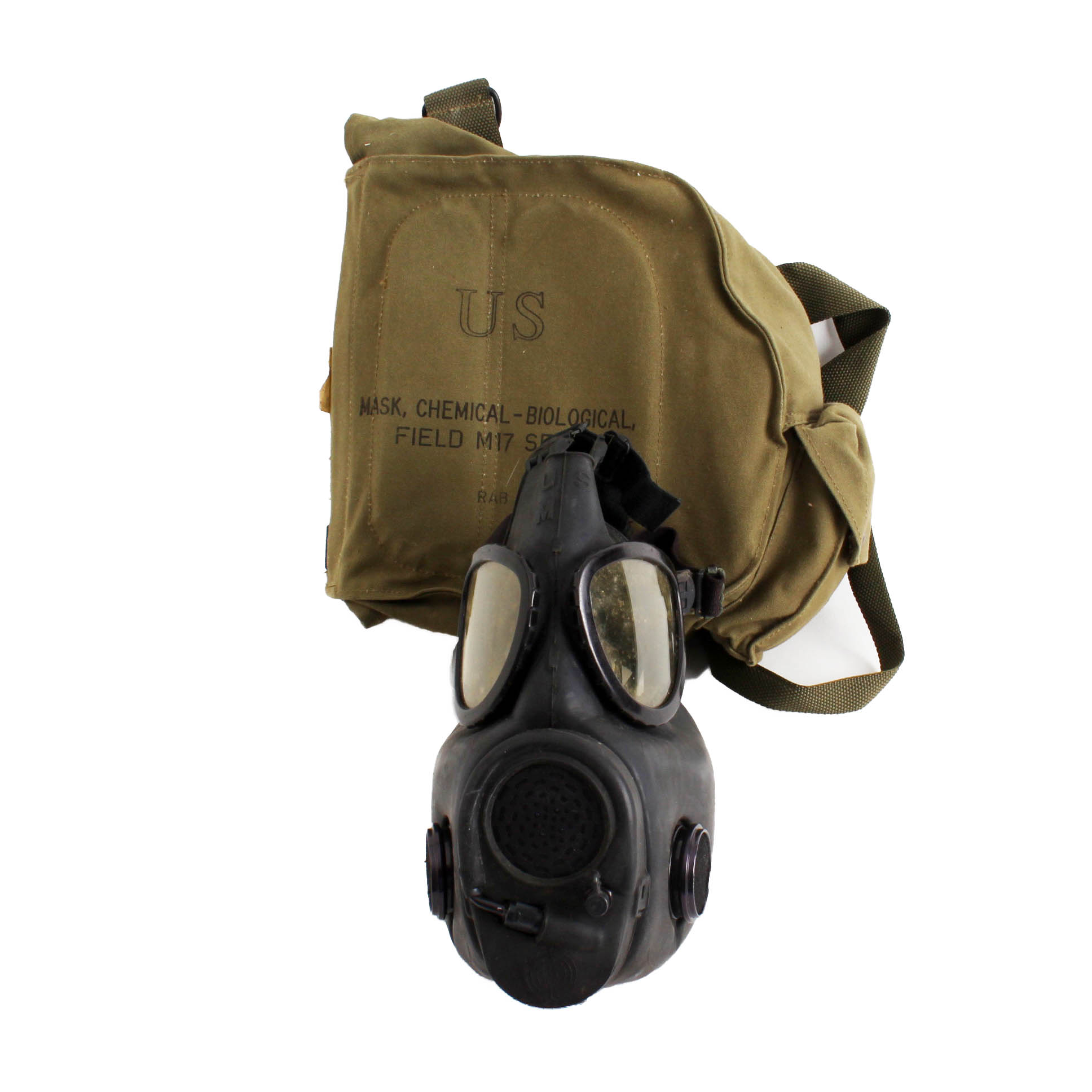 United States Vietnam Era Military Gas Mask M17 Series