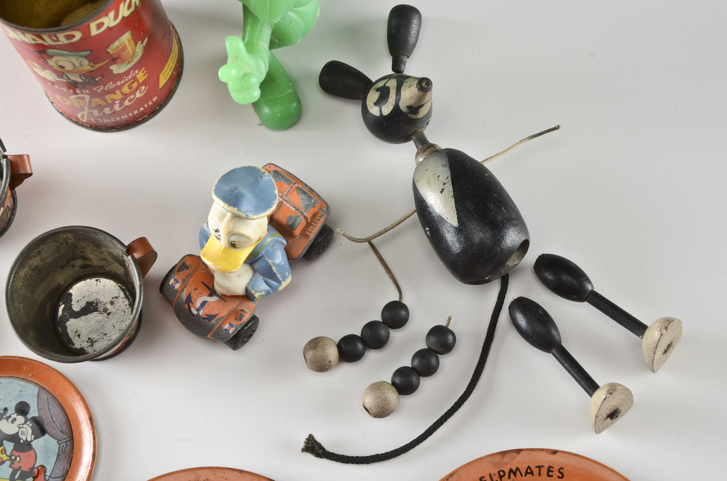 Walt Disney Mickey Mouse, Donald Duck and Jiminy Cricket Collectables