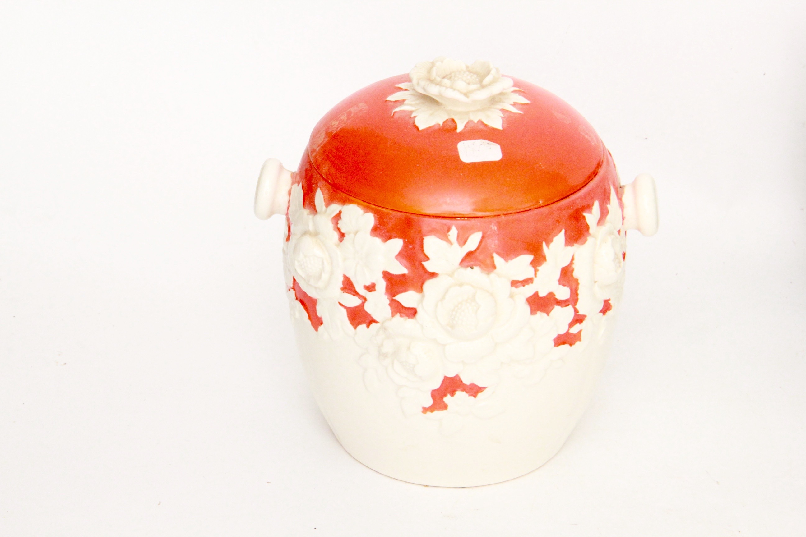 Vintage Floral Patterned Cookie Jars