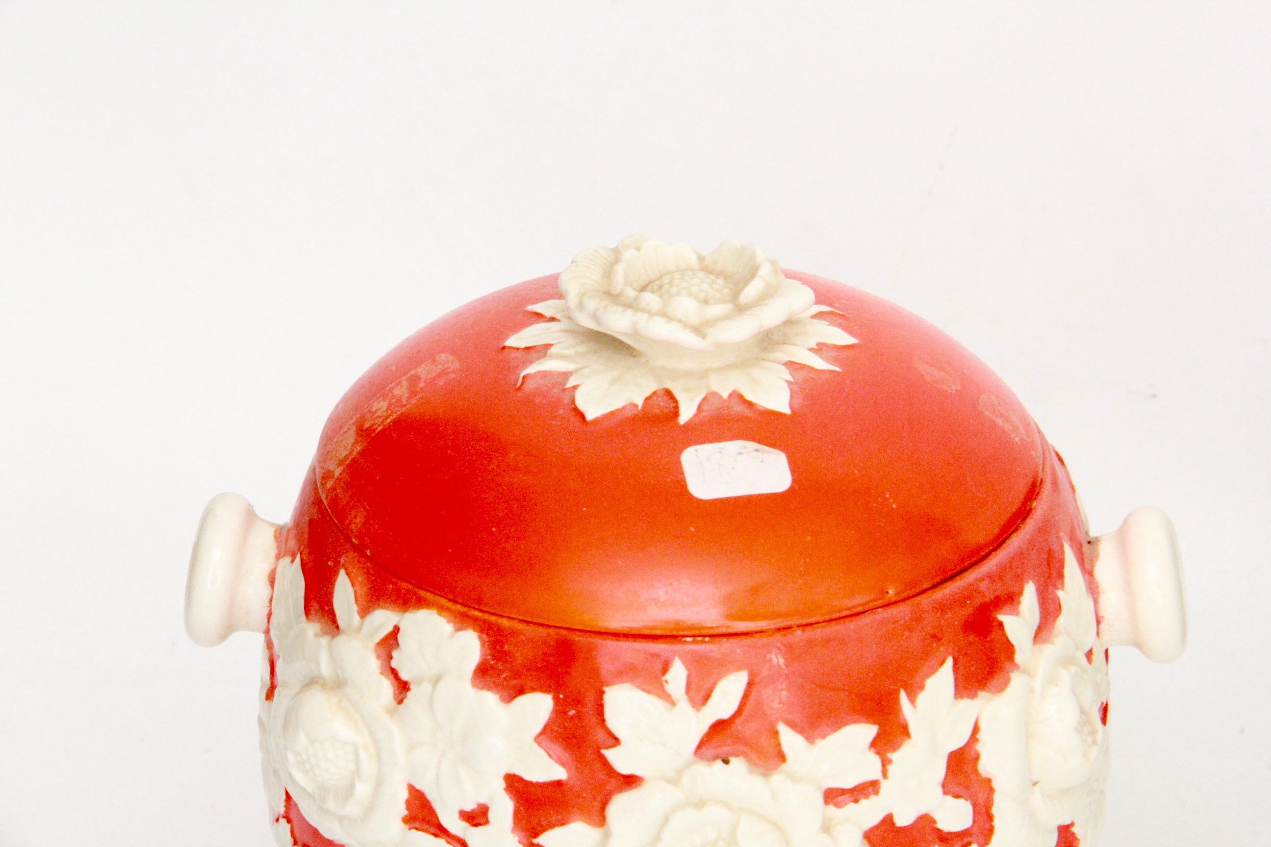 Vintage Floral Patterned Cookie Jars