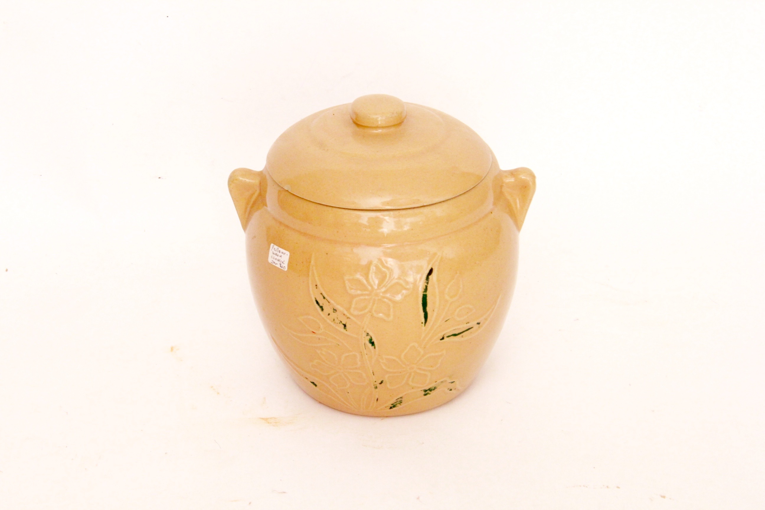 Vintage Floral Patterned Cookie Jars