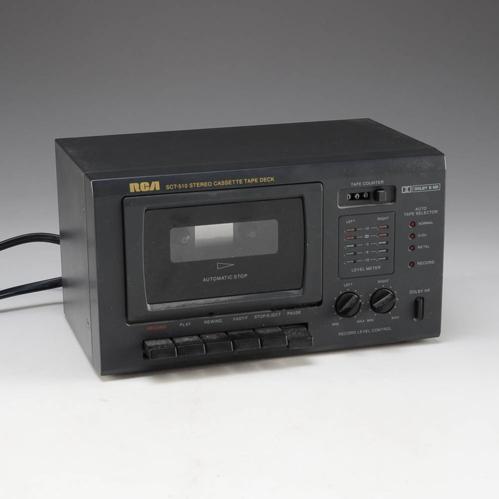 RCA SCT-510 Stereo Cassette Tape Deck