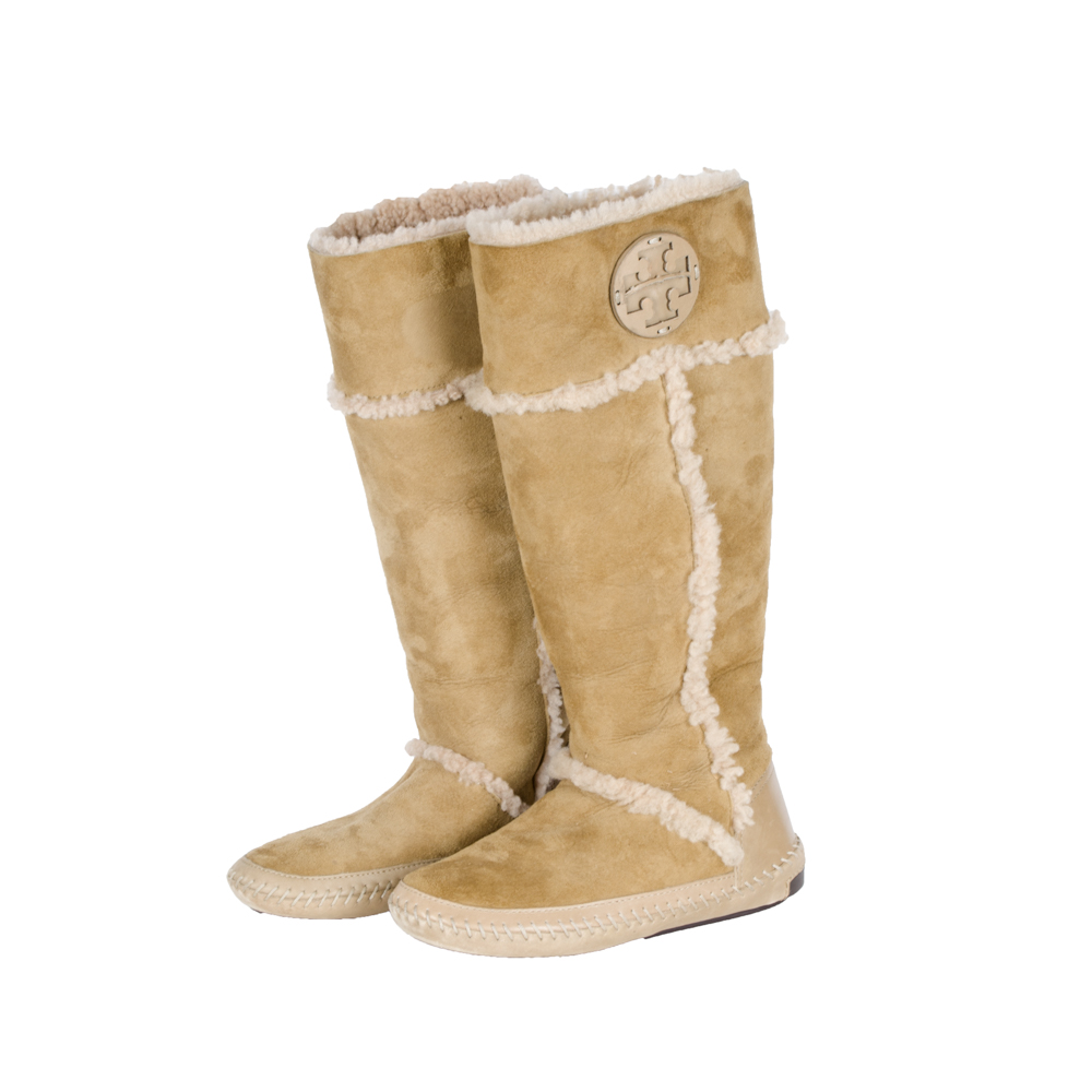 Tory Burch Shearling Boots Size 5.5