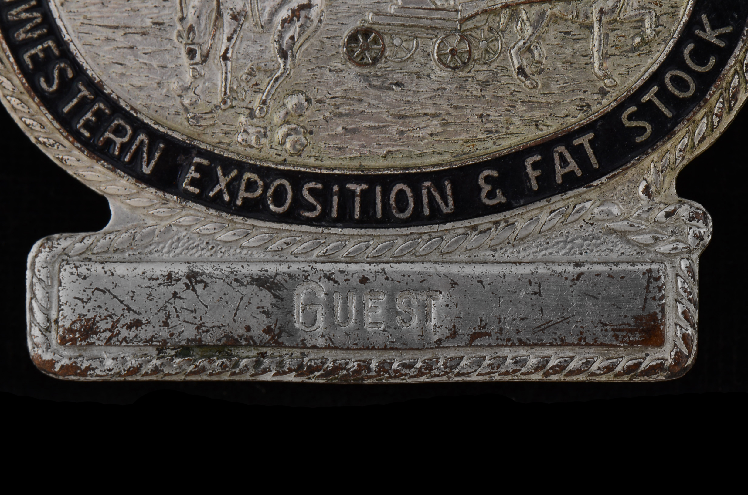 1974 Vintage Ft. Worth Southwestern Exposition & Fat Stock Show Guest Pin