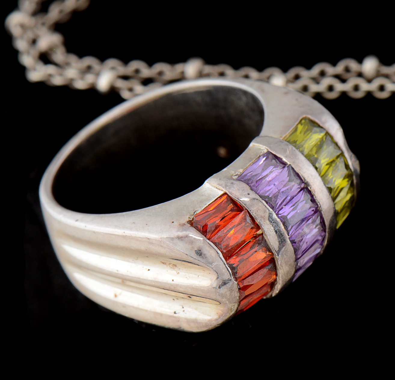 Group of Sterling and Silver Tone Jewelry