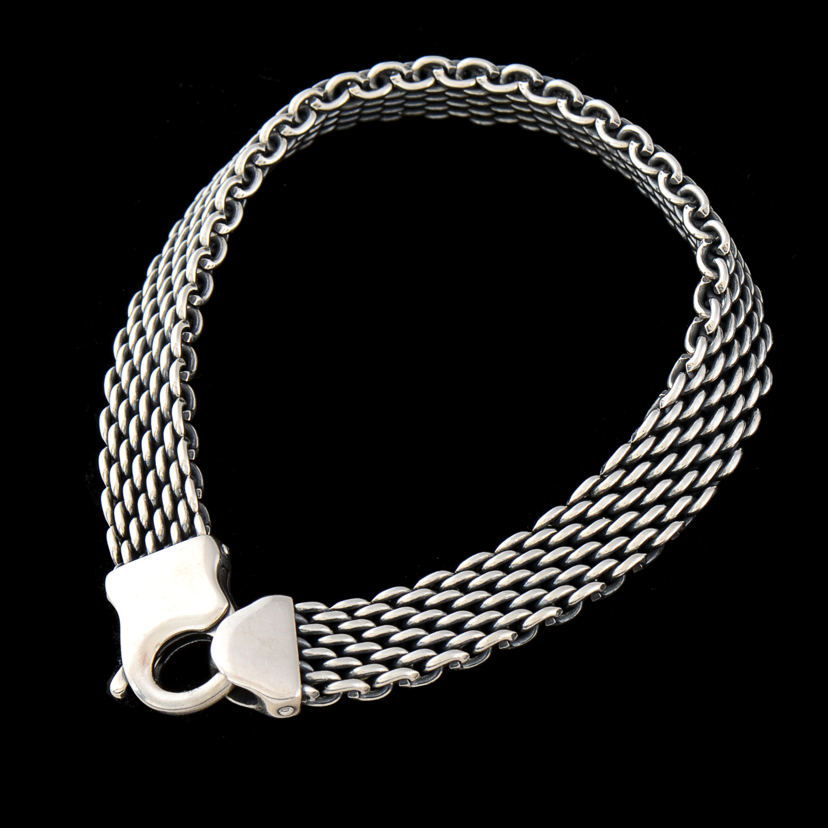 Tiffany & Co. Sterling Silver Mesh Bracelet