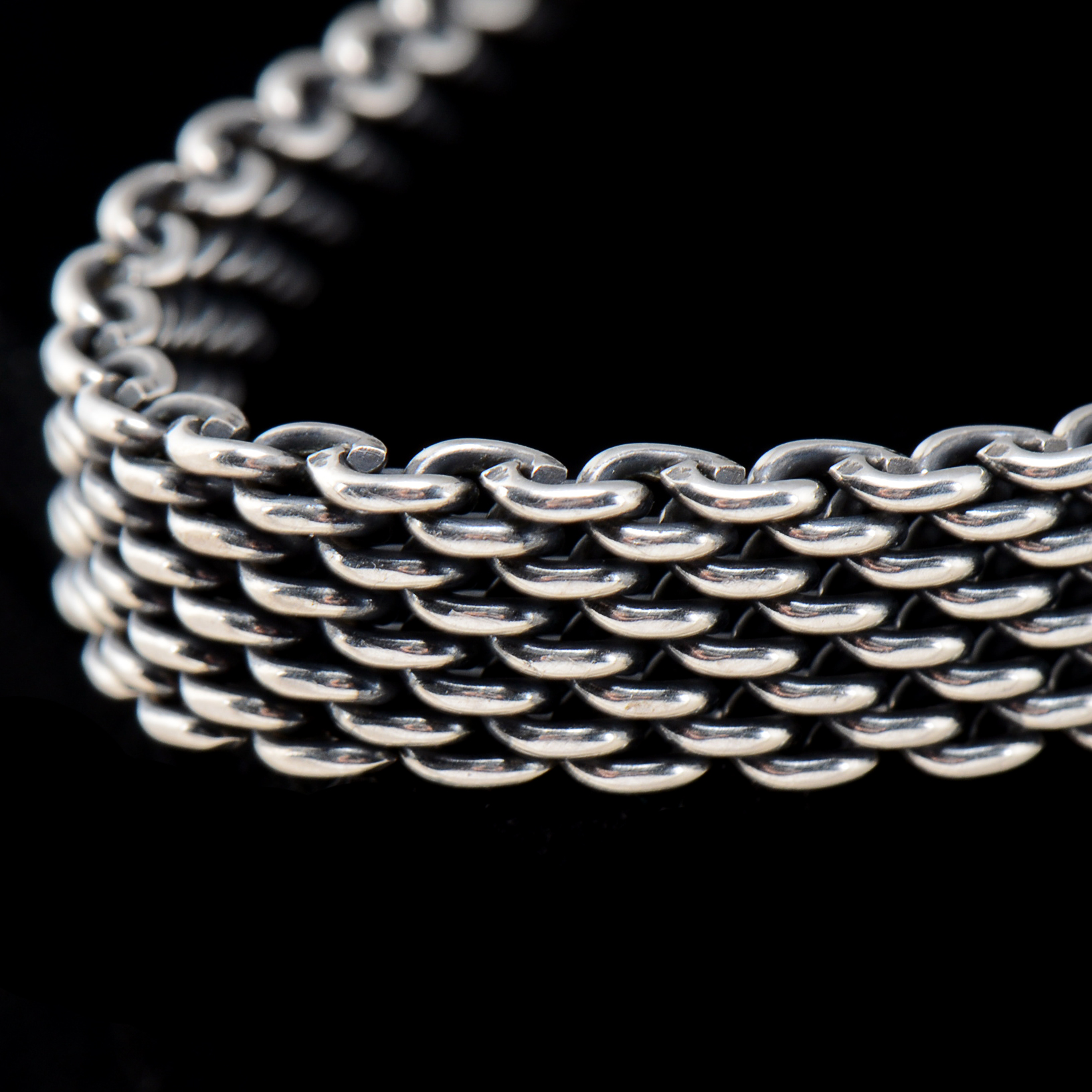 Tiffany & Co. Sterling Silver Mesh Bracelet
