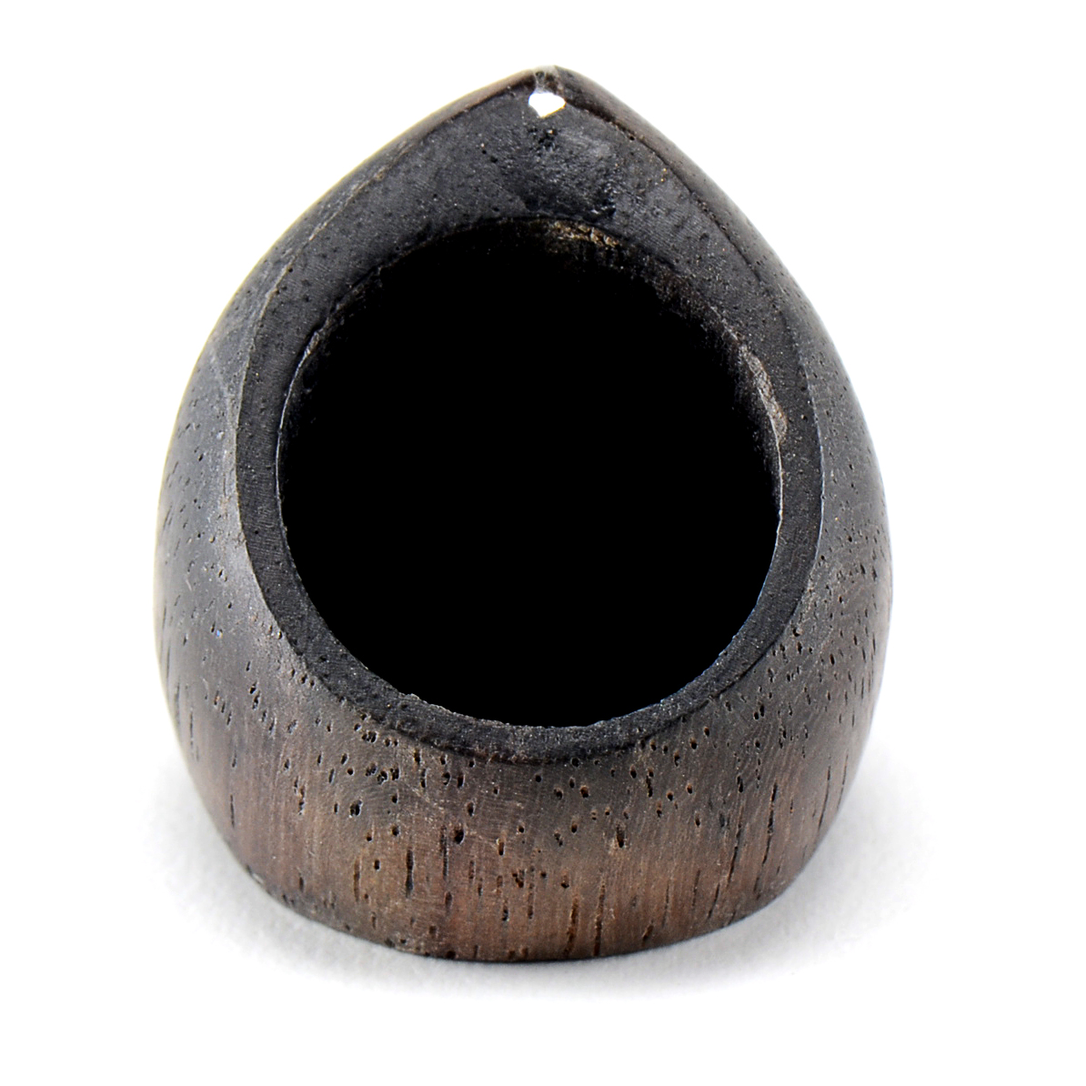 Handmade Wooden Ring with Silver Inlay