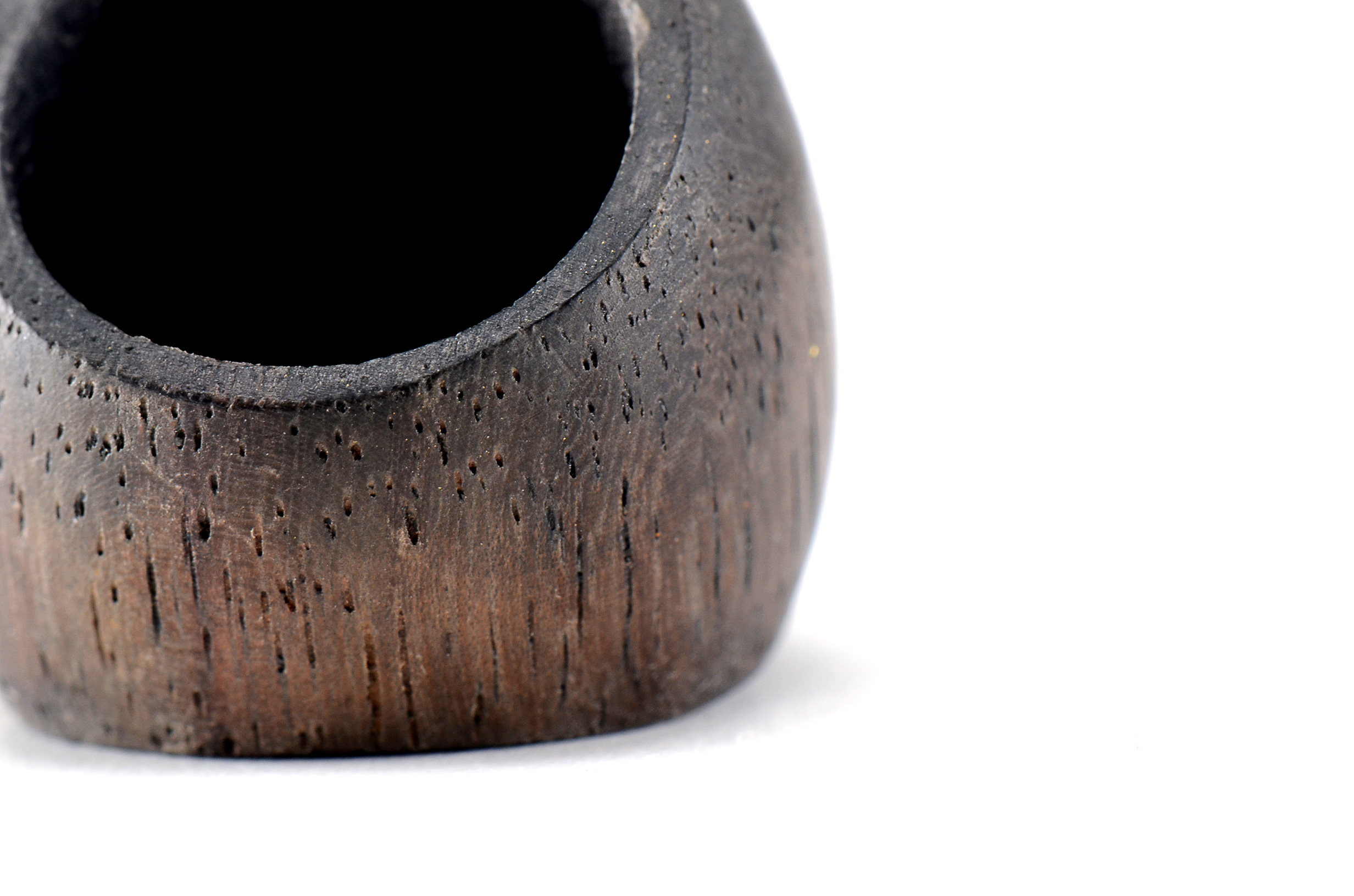 Handmade Wooden Ring with Silver Inlay