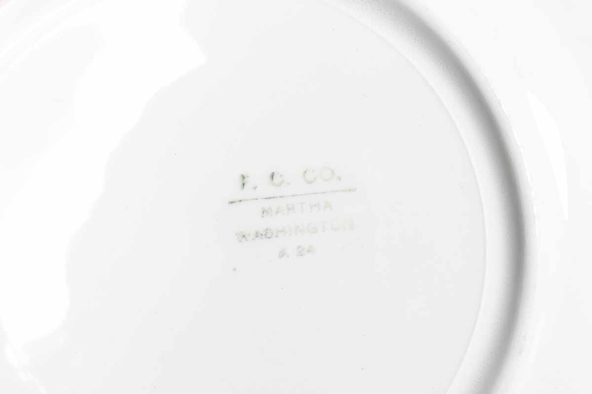 F. C. Co. "Martha Washington" China Set