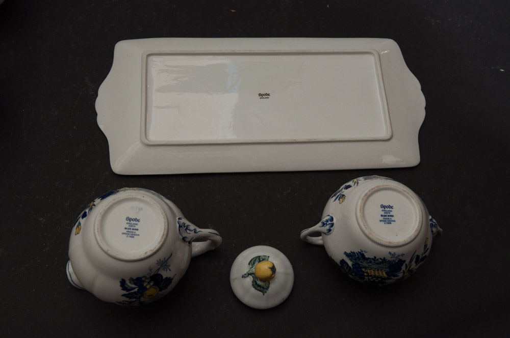 1958-1990 Spode "Blue Bird" China Set