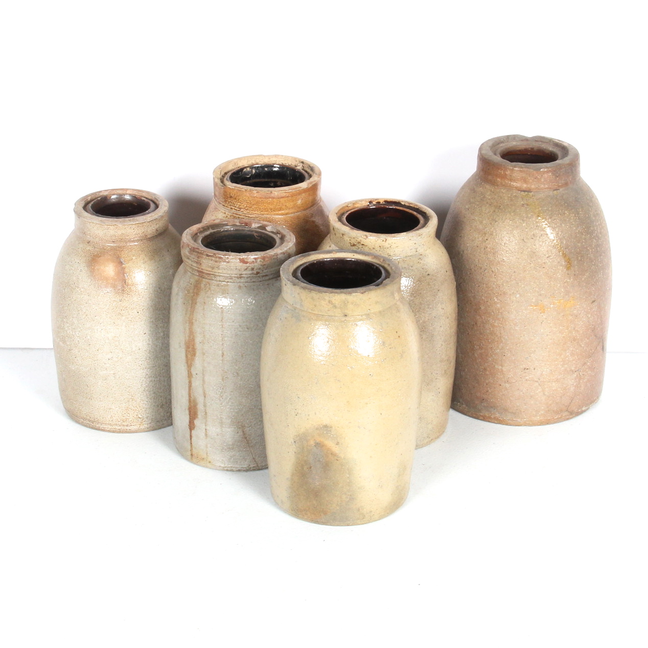 Collection of Stoneware Crocks