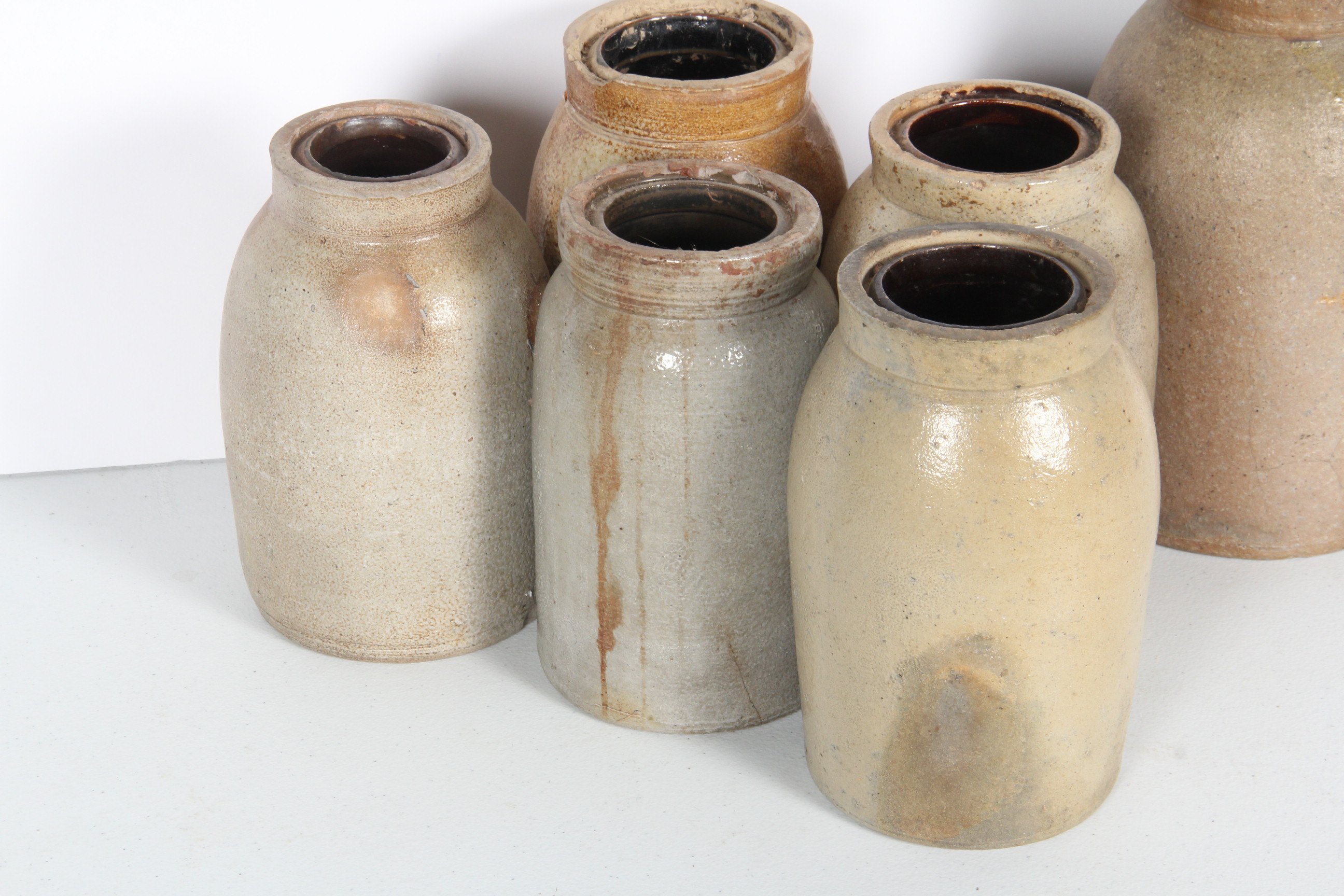 Collection of Stoneware Crocks