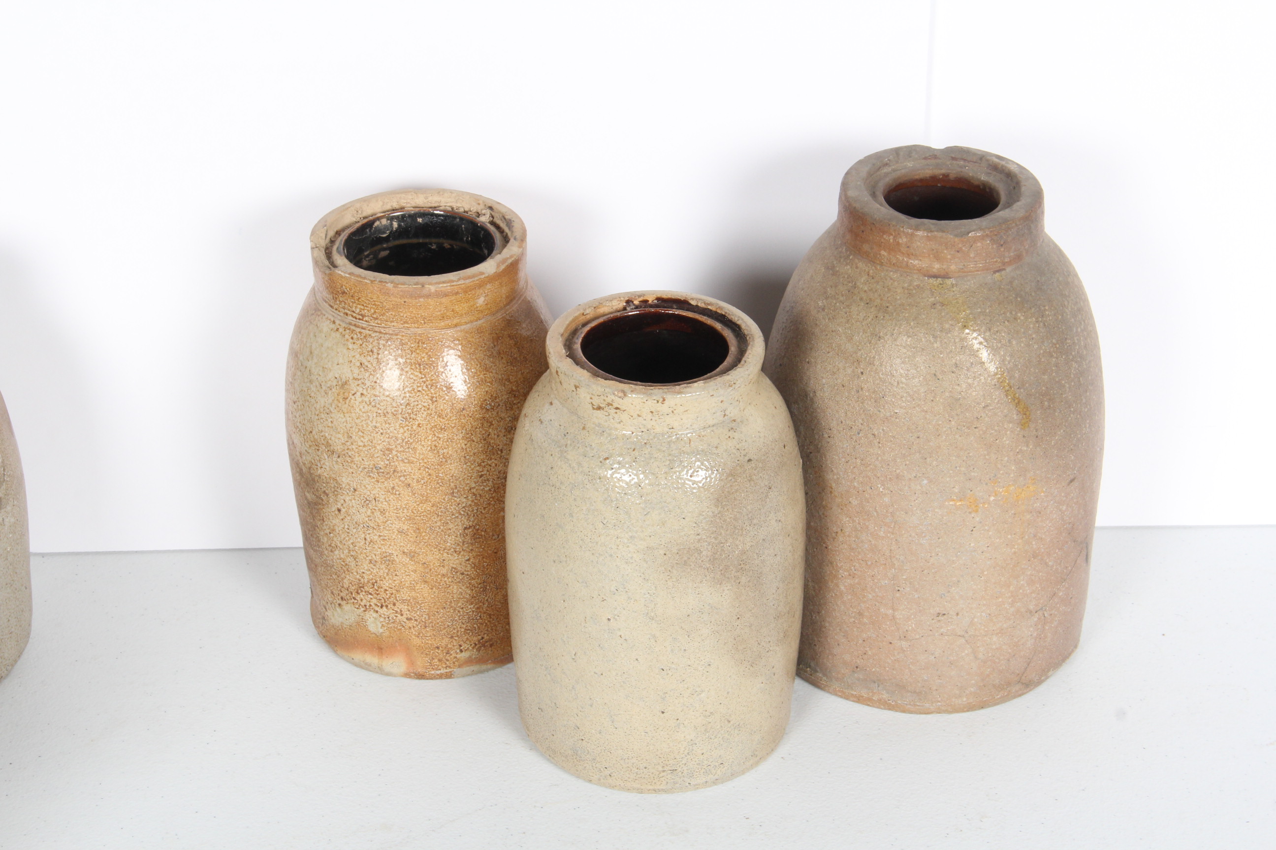 Collection of Stoneware Crocks