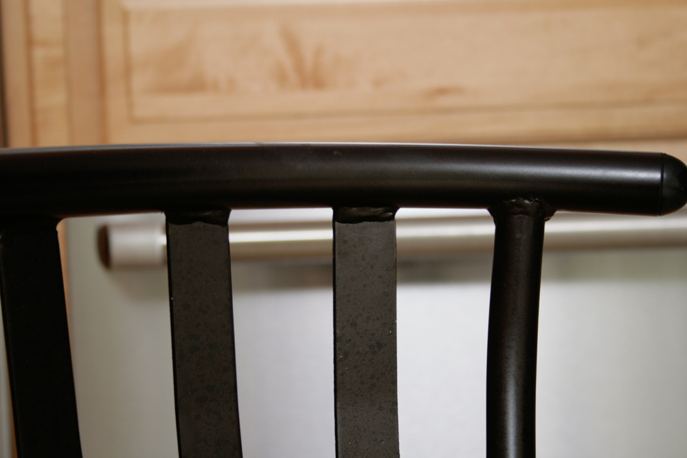 Pair of Cast Metal Contemporary Barstools