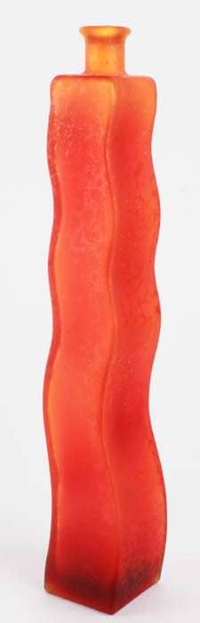 Set of Three Decorative Glass Vases