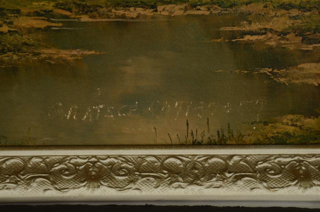 Pair of Offset Lithograph on Board Landscapes