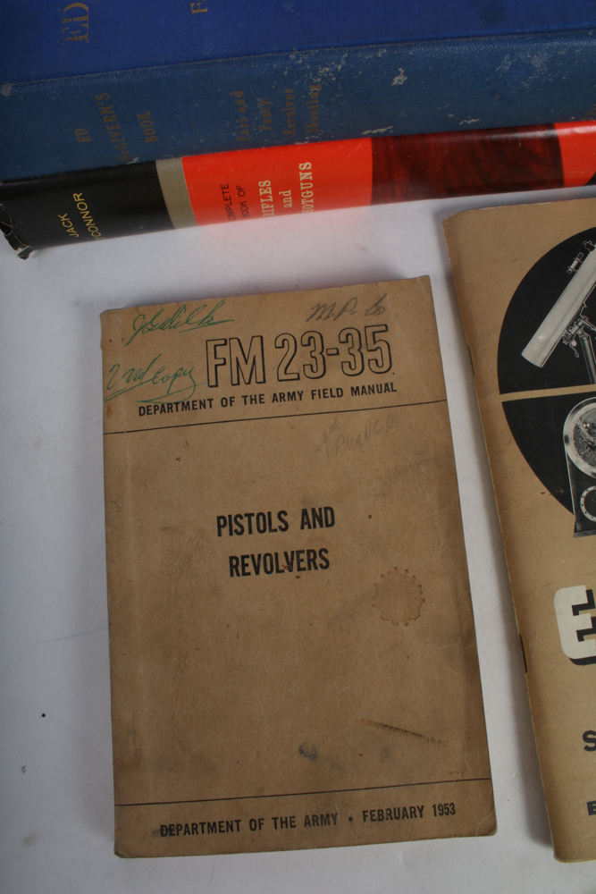Collection of Vintage Gun and Self Defense-Themed Books