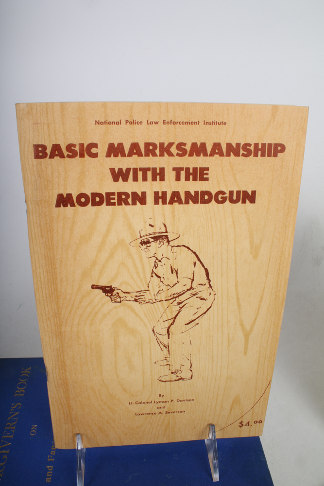 Collection of Vintage Gun and Self Defense-Themed Books