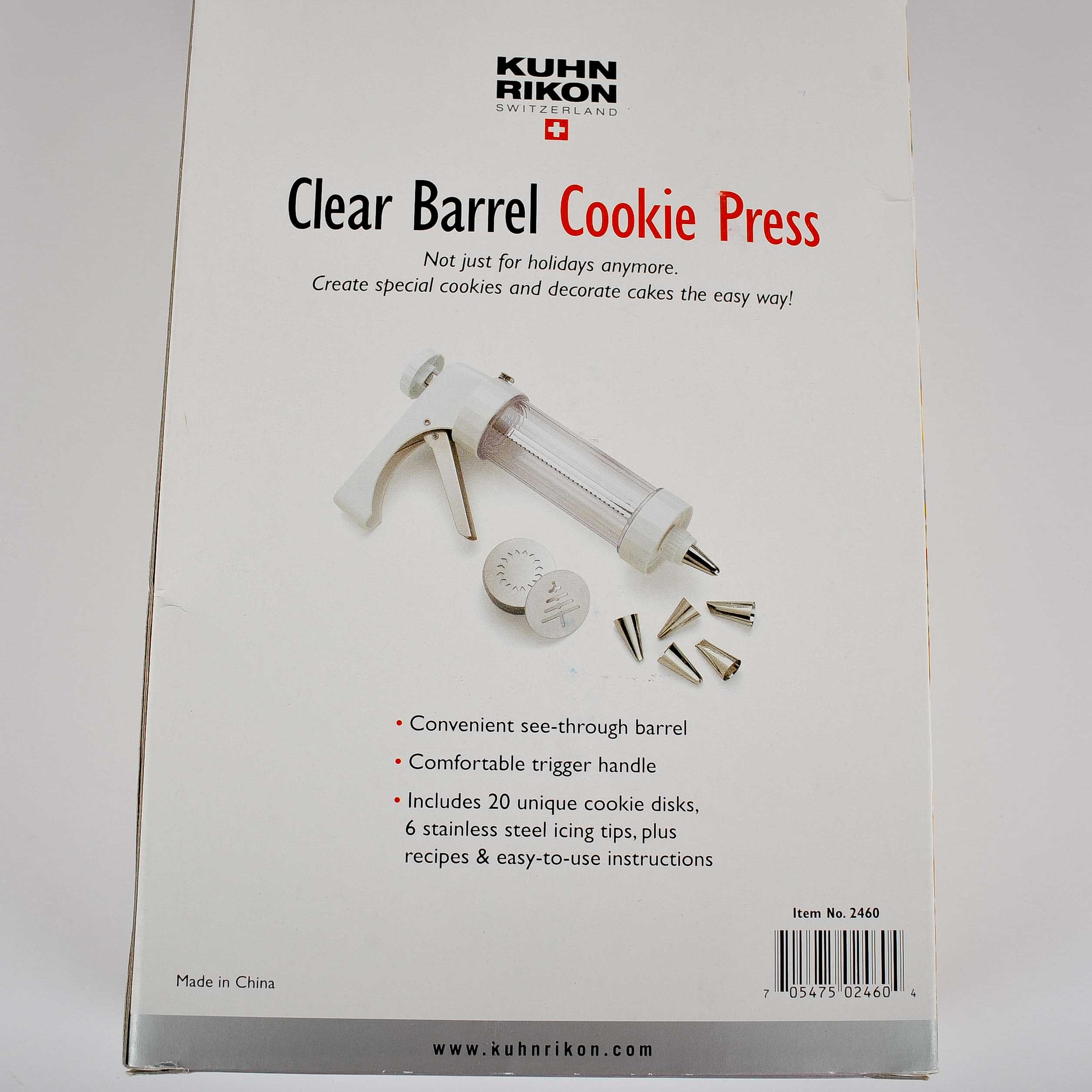 Cookie Press and Mechanical Pastry Bag