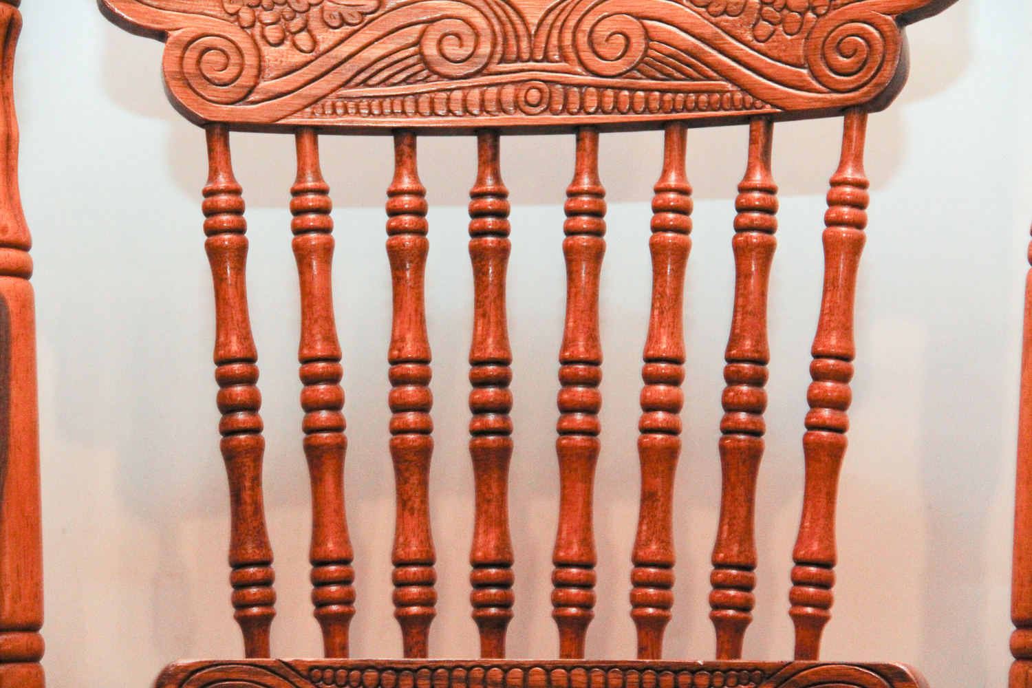 Ornate Pressed Wood Armchair