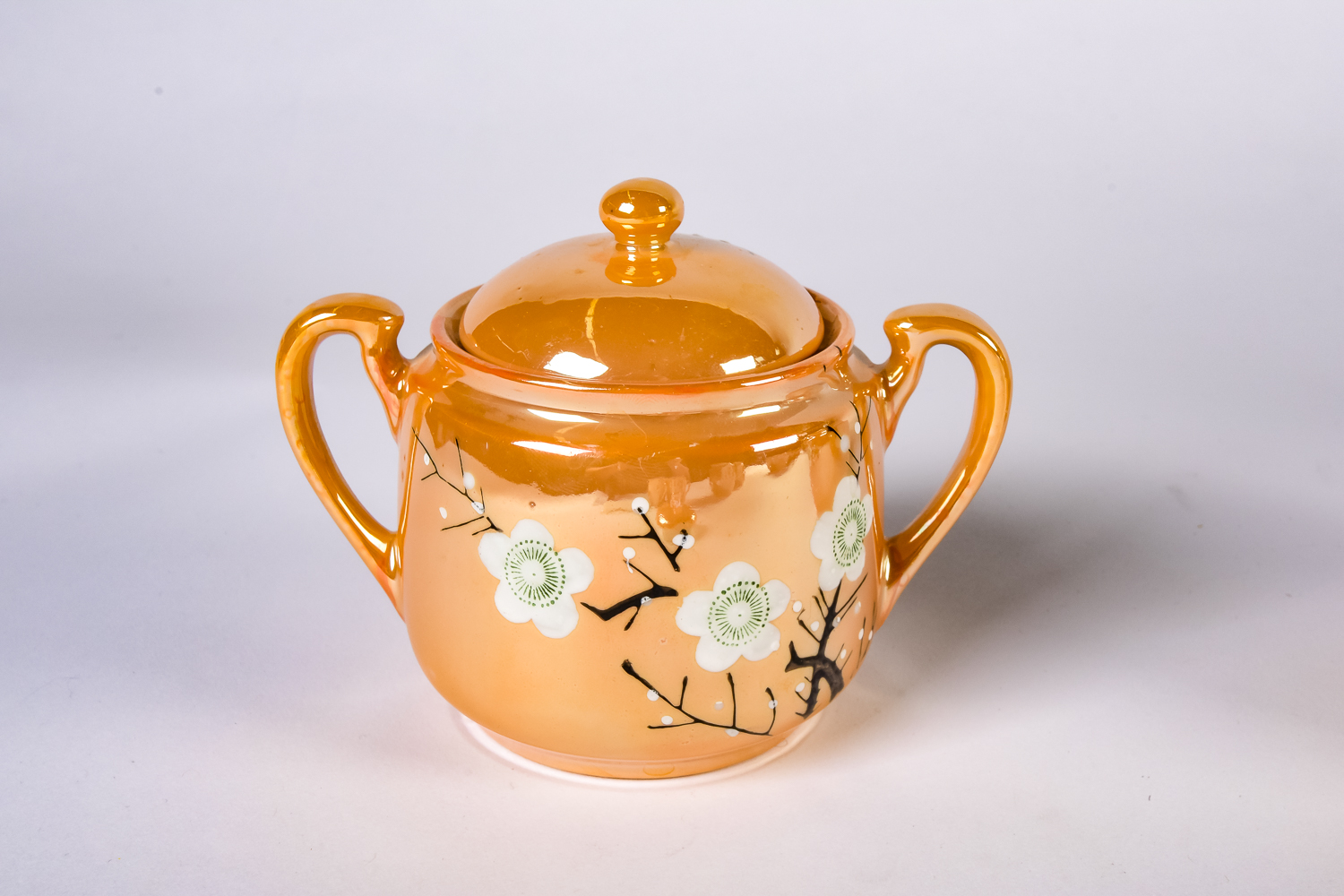 Japanese "Cherry Blossom" Gold Lustreware Collection