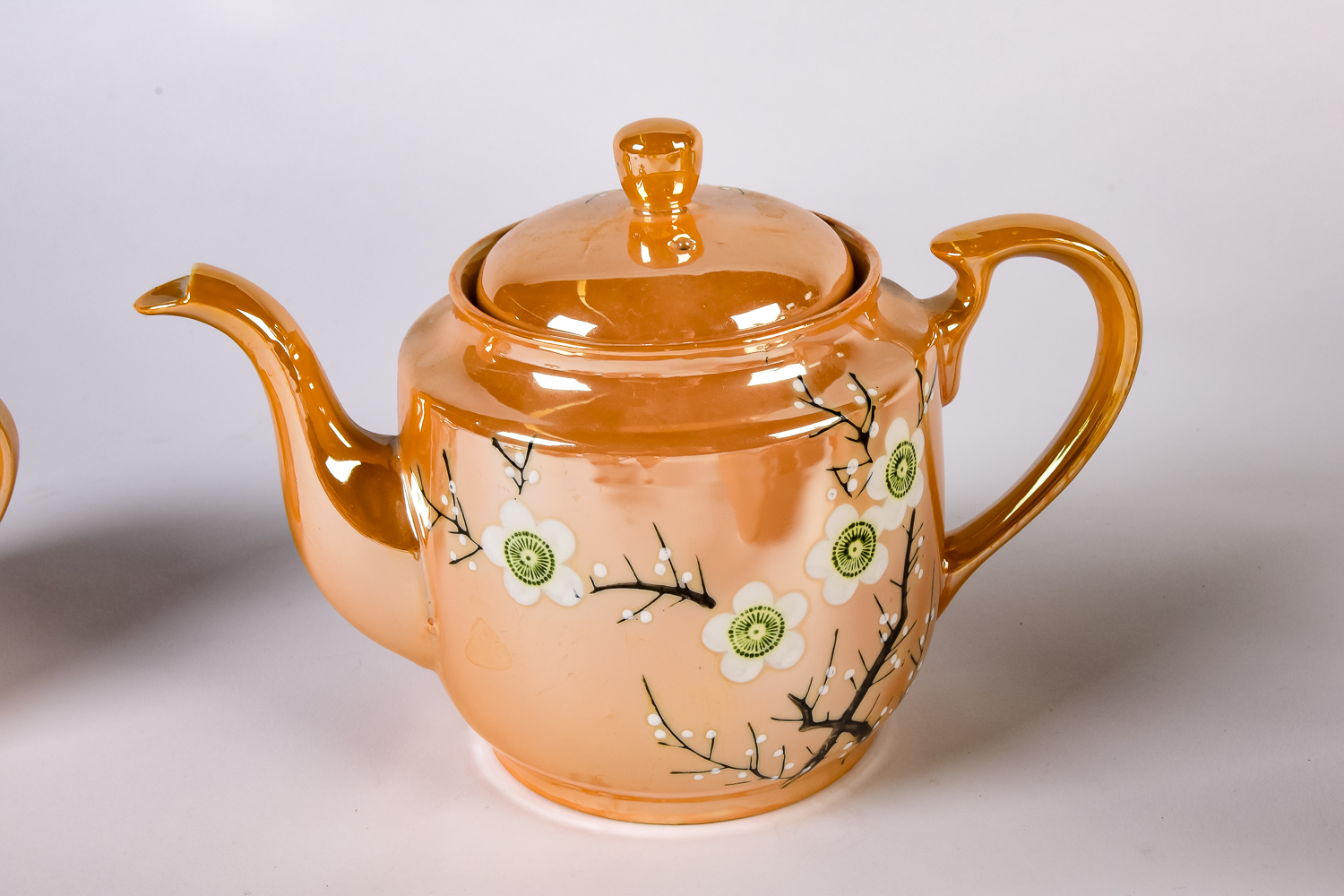 Japanese "Cherry Blossom" Gold Lustreware Collection