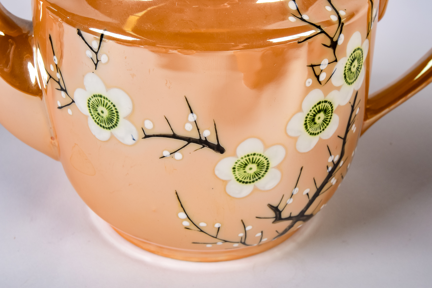 Japanese "Cherry Blossom" Gold Lustreware Collection