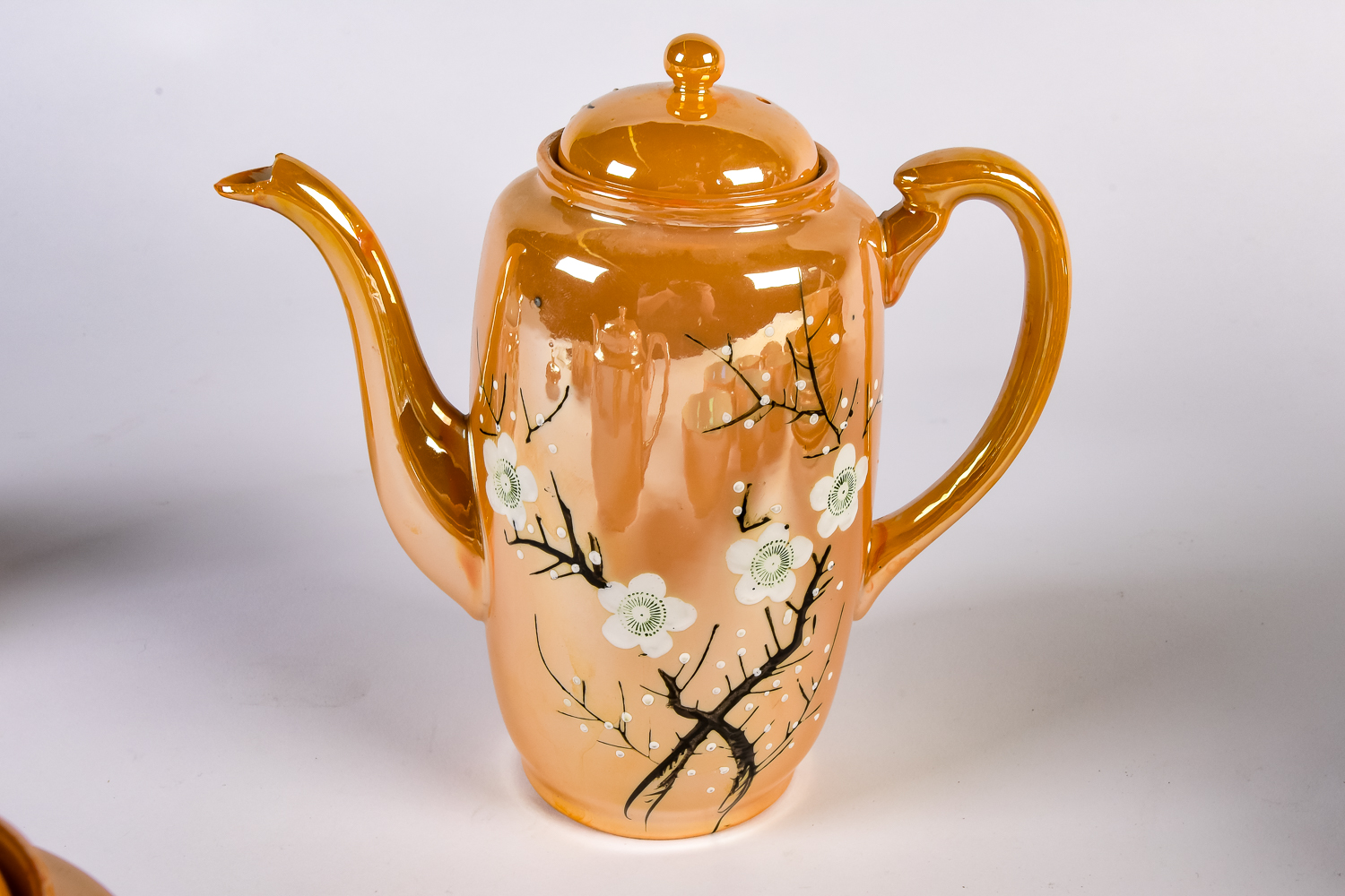 Japanese "Cherry Blossom" Gold Lustreware Collection