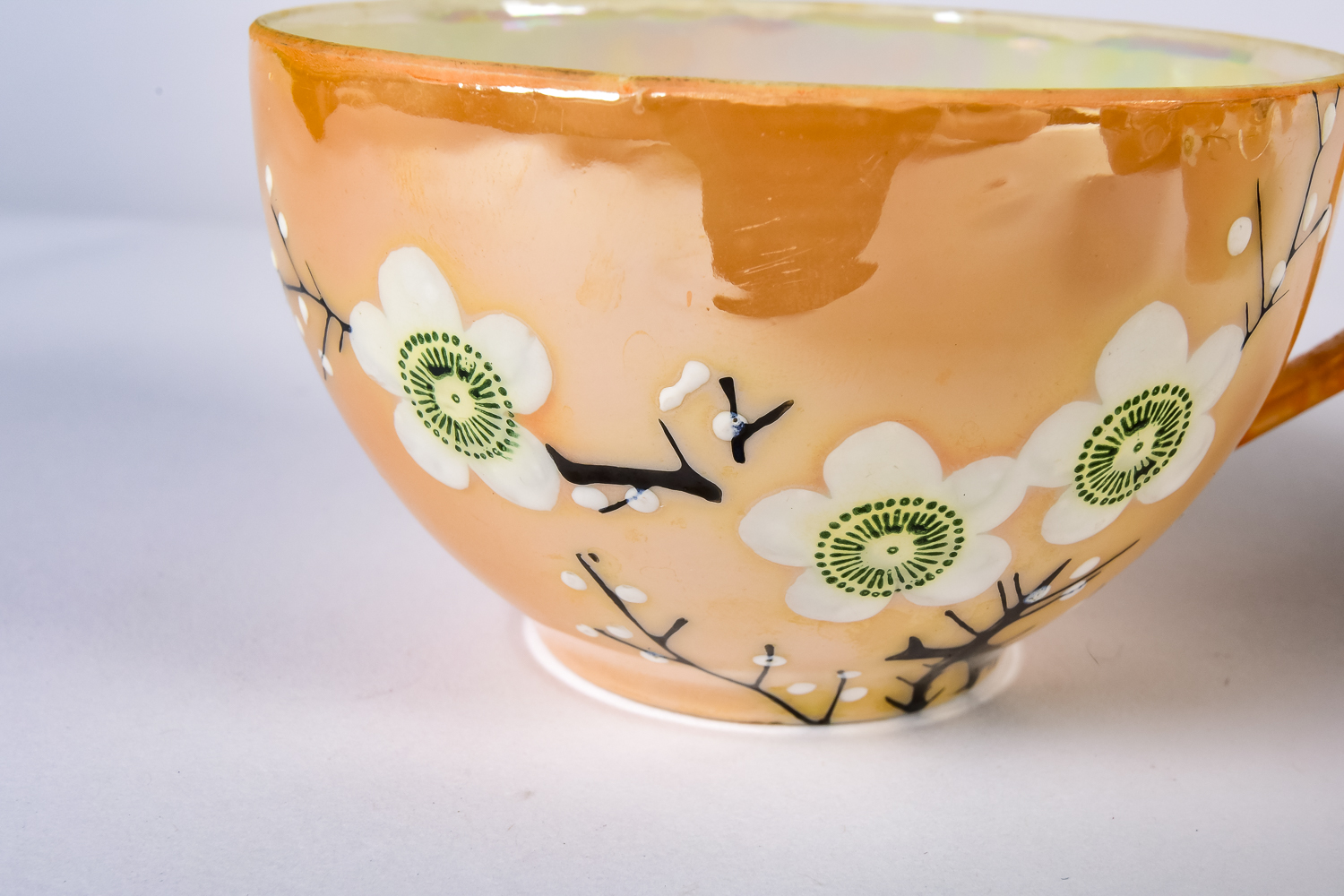 Japanese "Cherry Blossom" Gold Lustreware Collection