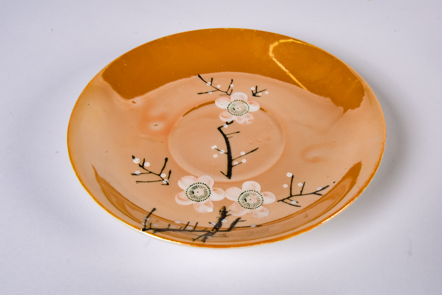 Japanese "Cherry Blossom" Gold Lustreware Collection