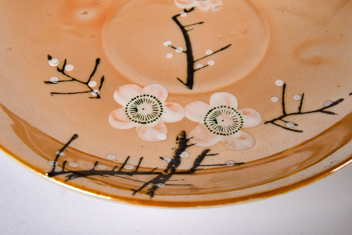 Japanese "Cherry Blossom" Gold Lustreware Collection