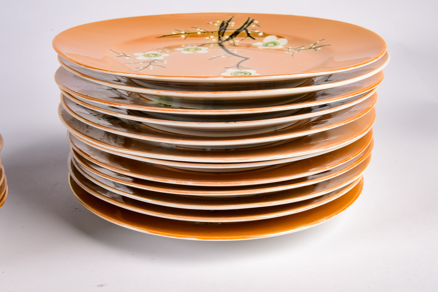 Japanese "Cherry Blossom" Gold Lustreware Collection