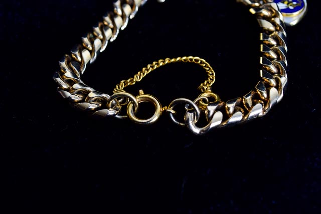 Navy Seabees Charm Bracelet