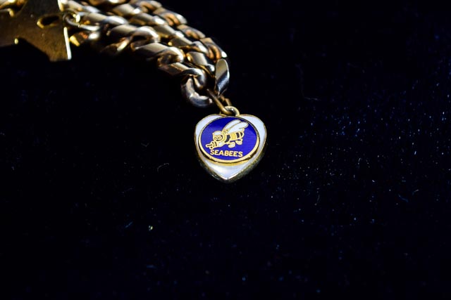 Navy Seabees Charm Bracelet