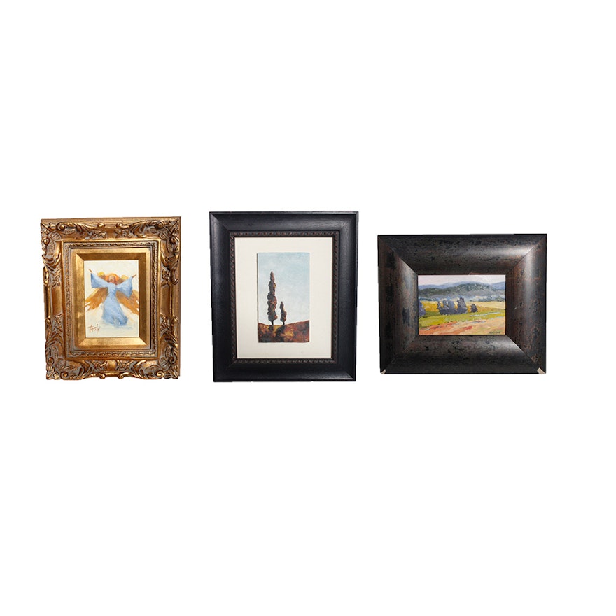Three Oil Paintings