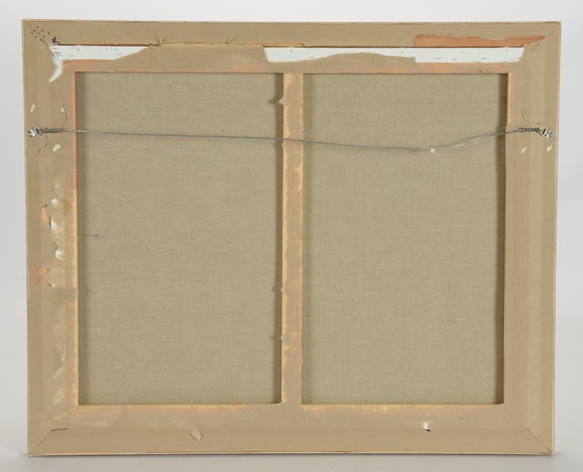 L. Williams Original Oil on Canvas Impressionist Beach Scene