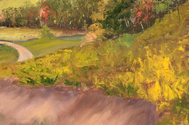 Joan Crawley Original Oil Pastoral Landscape