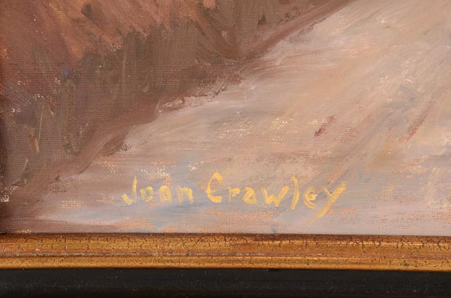 Joan Crawley Original Oil Pastoral Landscape