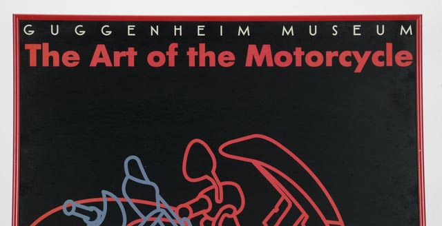 Guggenheim Museum Poster "The Art of the Motorcycle"