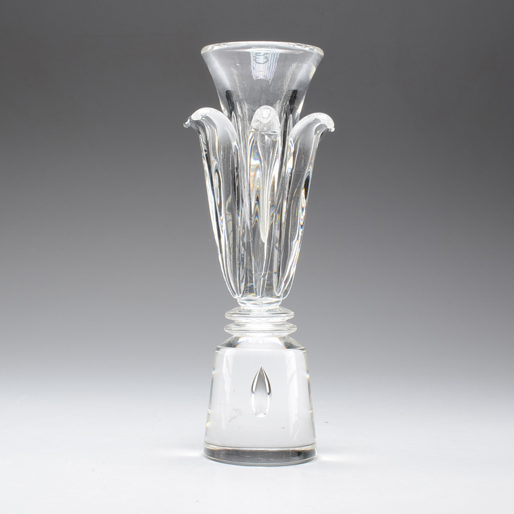 Steuben Crystal Candleholder