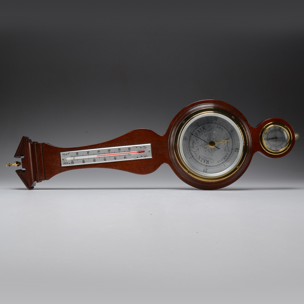 Airguide Wall Barometer in Mahogany Case