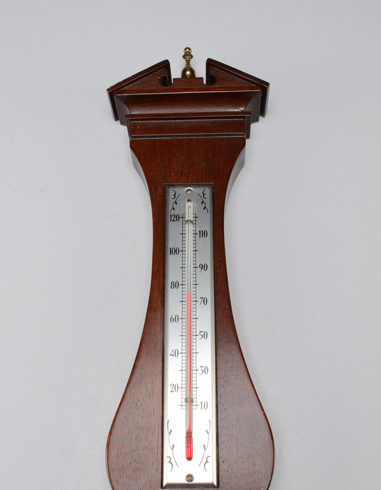 Airguide Wall Barometer in Mahogany Case