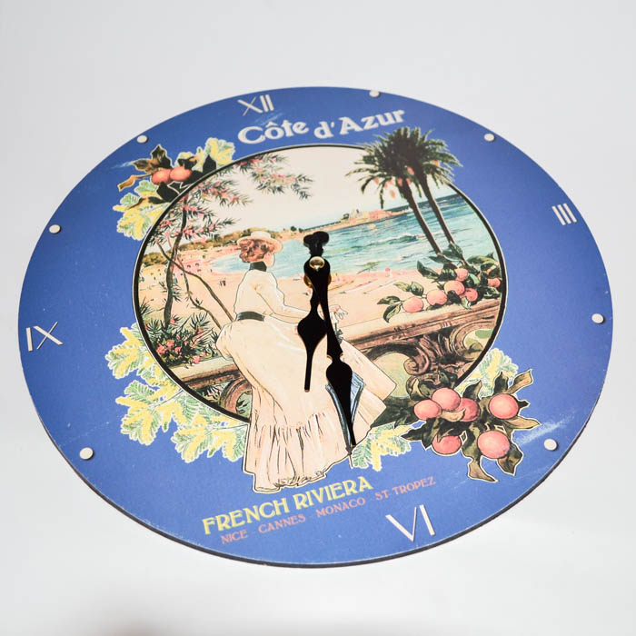French Riviera Wall Clock