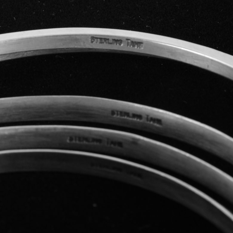 Collection of Tahe Sterling Silver Cuff Bracelets
