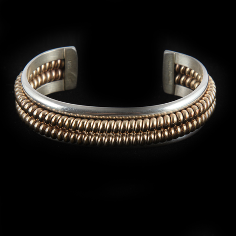 Tahe Sterling Silver Cuff Bracelet